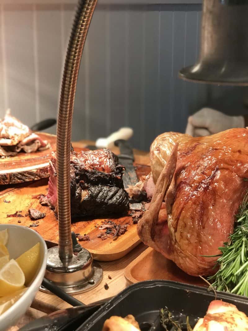 roast and turkey