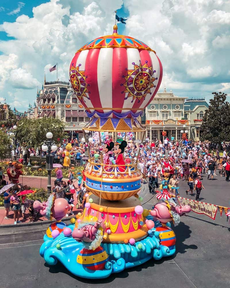 Mickey and Friends Parade in Magic Kingdom